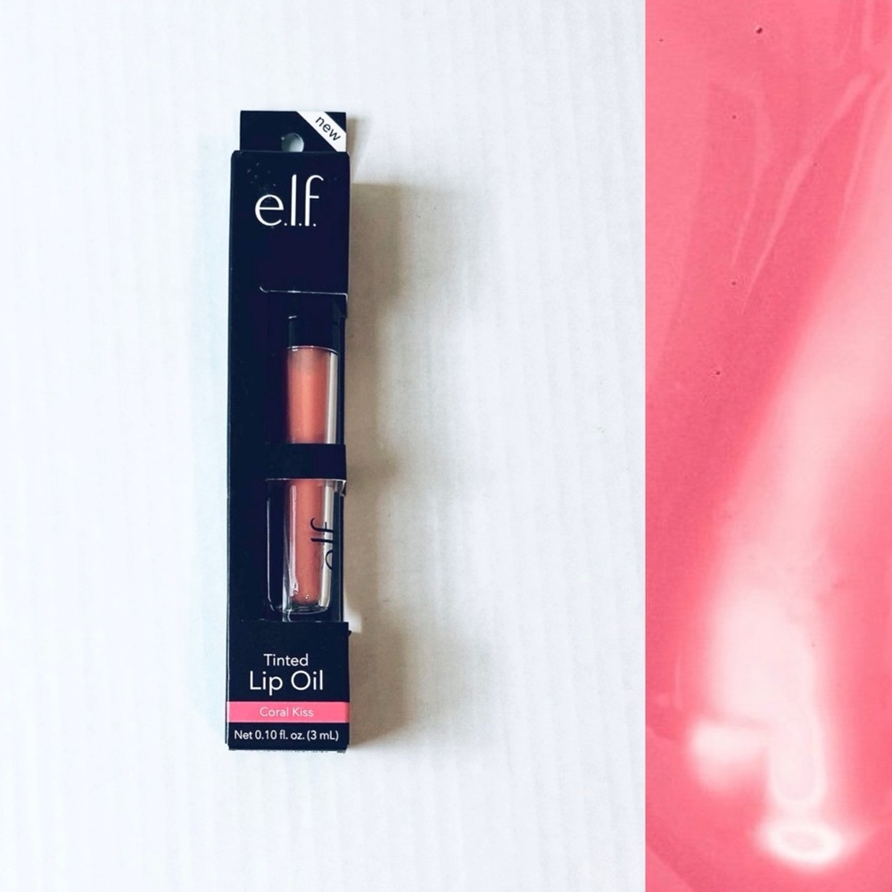 elf Tinted Lip Oil Coral Kiss